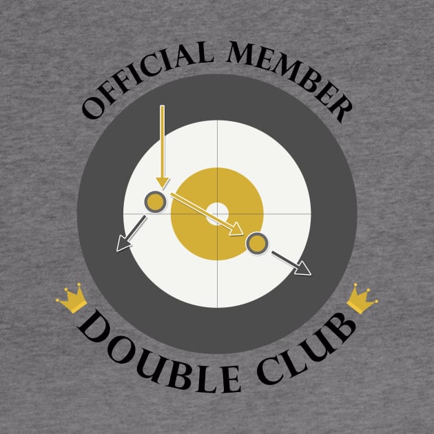 The "Double Club" - Black Text by itscurling